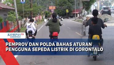 Marak Digunakan di Jalan Raya, Pemprov dan Polda Gorontalo Bahas Aturan Pengguna Sepeda Listrik