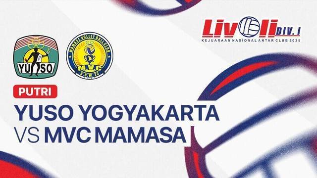 Putri: Yuso Yogyakarta vs MVC Mamasa - Full Match | Livoli Divisi 1 2025