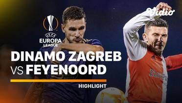 Highlight - Dinamo Zagreb vs Feyenoord | UEFA Europa League 2020/2021