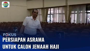 Sarana dan Prasarana Asrama Haji di Embarkasi Surabaya Dipersiapkan untuk Calon Jemaah | Fokus