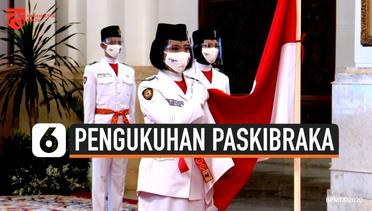 Presiden Jokowi Kukuhkan Paskibraka Nasional 2020 di Istana Negara