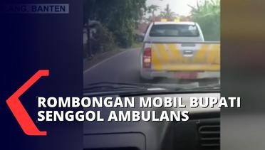 Viral! Salip dan Senggol Ambulans, PLT Kepala Satuan Pol PP Pandeglang Minta Maaf