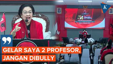 Pidato Megawati di HUT PDI-P: Gelar Saya 2 Profesor, Jangan Dibully