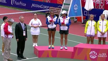 Tennis Victory Ceremony Womens Doubles (Day 9) | 28th SEA Games Singapore 2015