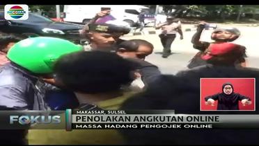 Penolakan Angkutan Online di Makassar Berujung Anarkistis - Fokus Sore