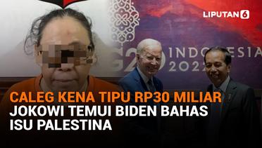 Caleg Kena Tipu Rp30 Miliar, Jokowi Temui Biden Bahas Isu Palestina