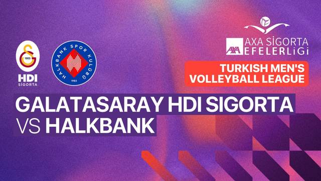 Galatasaray HDI Sigorta vs Halkbank - Full Match | Turkish Men's Volleyball League 2025/26