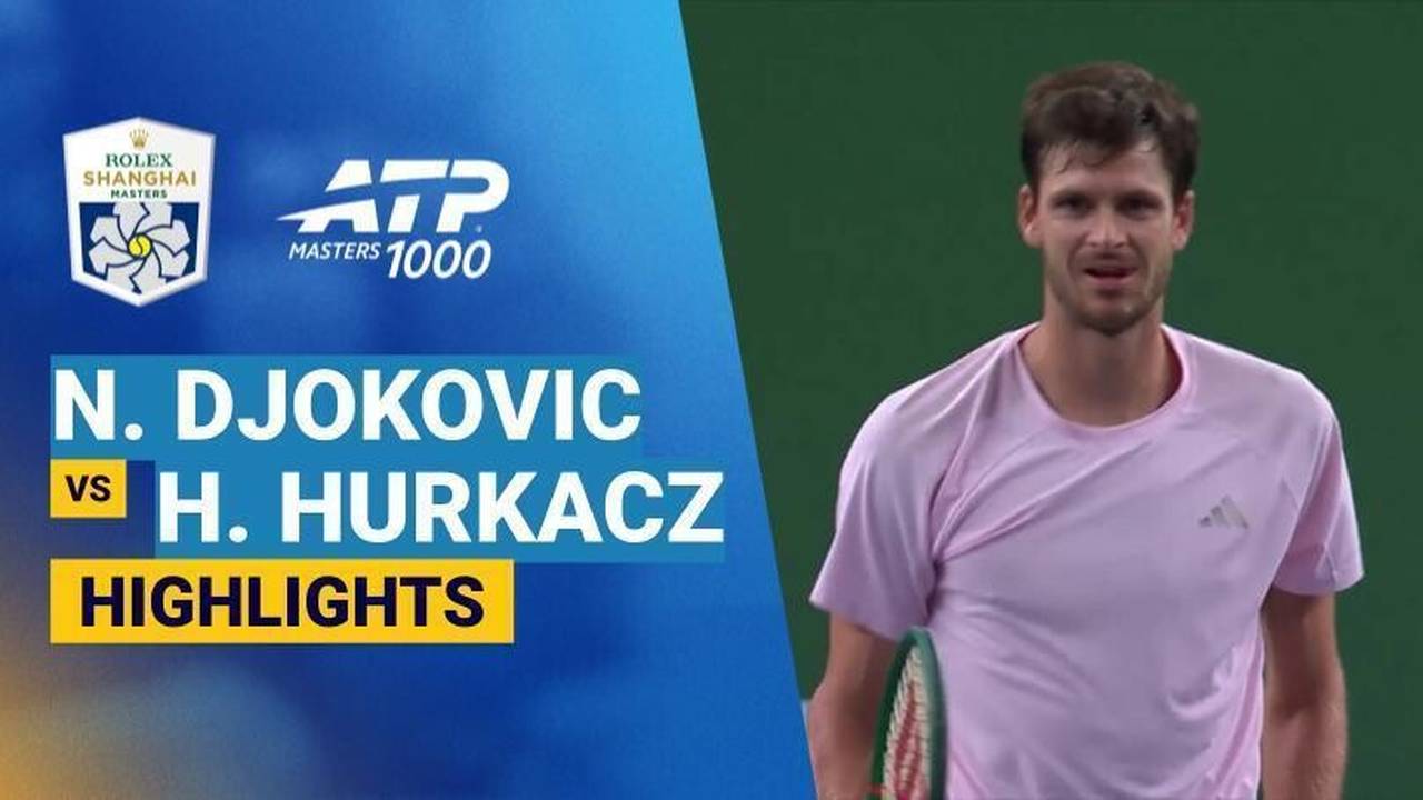 Novak Djokovic vs Hubert Hurkacz - Highlight | ATP 1000: Rolex Shanghai ...