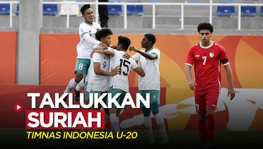 Timnas Indonesia U-20 Taklukkan Suriah di Piala Asia U-20!