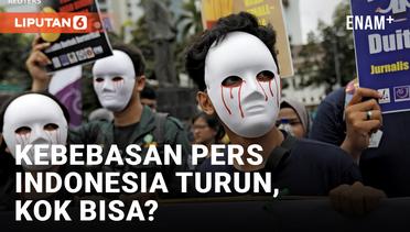 KEBEBASAN PERS INDONESIA TURUN PERINGKAT, BAGAIMANA KOMITMEN PRABOWO?