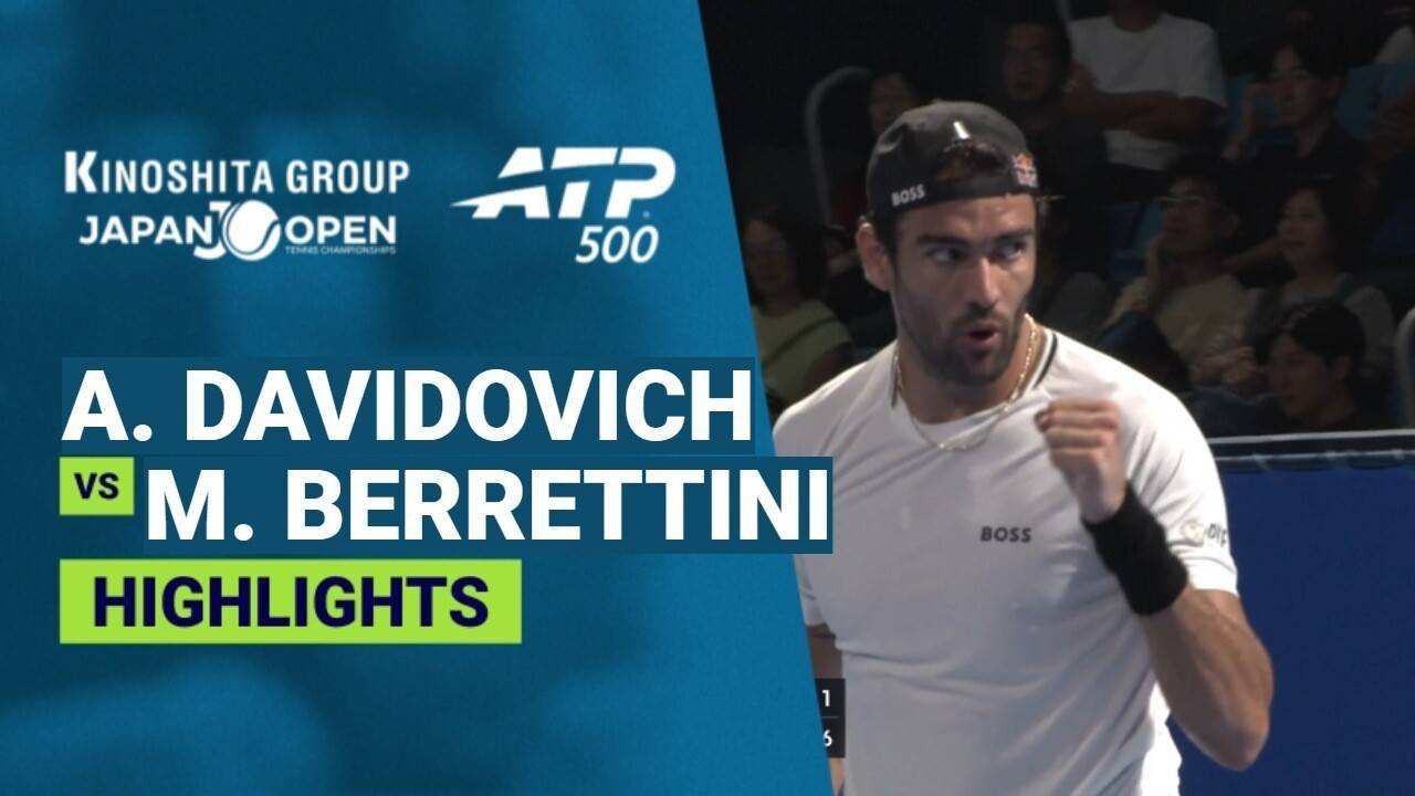 Alejandro Davidovich Fokina vs Matteo Berrettini - Round 1 (Kinoshita Group Arena) | ATP 500: Kinoshita Group Japan Open Tennis Championships 2026