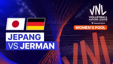 Jepang vs Jerman - Full Match | Women's Volleyball Nations League 2024