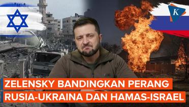 Zelensky Membandingkan Serangan Hamas Terhadap Israel dengan Invasi Rusia ke Ukraina