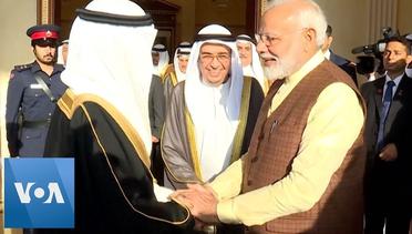 Bahrain PM Al-Khalifa Hosts Indian Counterpart Narendra Modi