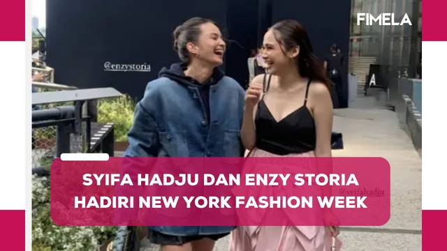 Adu Gaya Syifa Hadju dan Enzy Storia di New York, Hadiri Gelaran NYFW