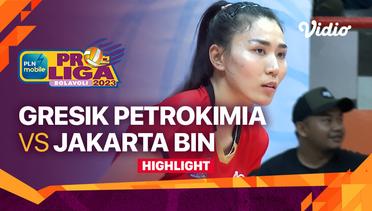 Highlights | Gresik Petrokimia Pupuk Indonesia vs Jakarta BIN | PLN Mobile Proliga Putri 2023