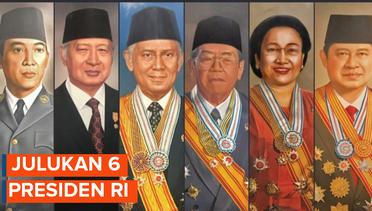 Julukan Presiden Indonesia, dari Soekarno hingga SBY