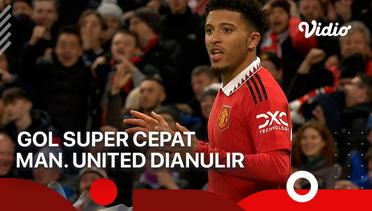27 Detik! Sancho Cetak Gol tapi Dianulir | Man. United vs Sevilla | 14/04/23 | UEFA Europa League 22/23