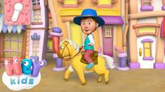 Yankee Doodle pergi ke kota | KARAOKE | Lagu Anak-anak HeyKids