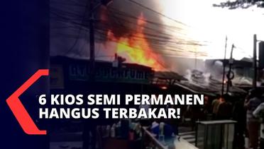 Kebakaran Kios Semi Permanen di Condet Diduga Akibat Ledakan Kompor yang Ditinggal saat Masak