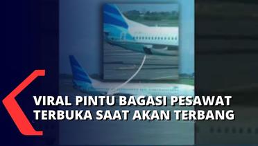 Ramai di Media Sosial, Pintu Bagasi Pesawat Terbuka Saat Akan Lepas Landas!