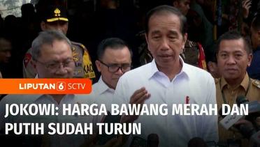 Tinjau Harga Pangan di Pasar Karawang, Jokowi: Harga Bawang Merah & Putih Sudah Turun | Liputan 6