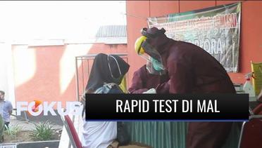 Rapid Test di Mal Kawasan Blora, 21 Orang Reaktif Covid-19