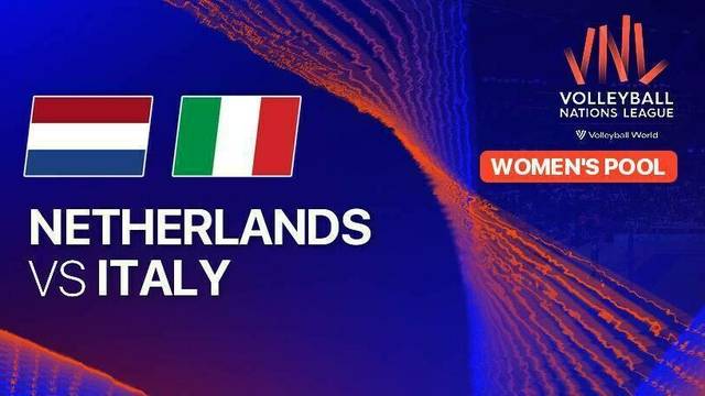 Women: Netherlands vs Italy - Full Match | Volleyball Nations League 2025