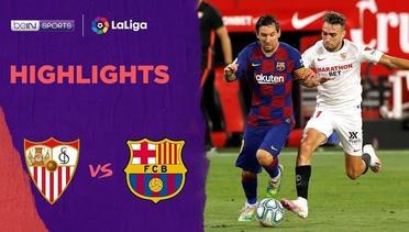 Match Highlight | Sevilla 0 vs 0 Barcelona | LaLiga Santander 2020