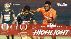 Full Highlight - Borneo FC 1 vs 1 Perseru Badak Lampung | Shopee Liga 1 2019/2020