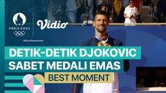 Detik-detik Keberhasilan Novak Djokovic Sabet Medali Emas