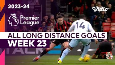 Kompilasi Gol Tendangan Jarak Jauh | Matchweek 23 | Premier League 2023/24