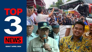 [TOP3NEWS] Menhub Budi Minta Maaf, Ribuan Warga Surabaya Mudik Gratis, Bobby Bicara Restu Jokowi