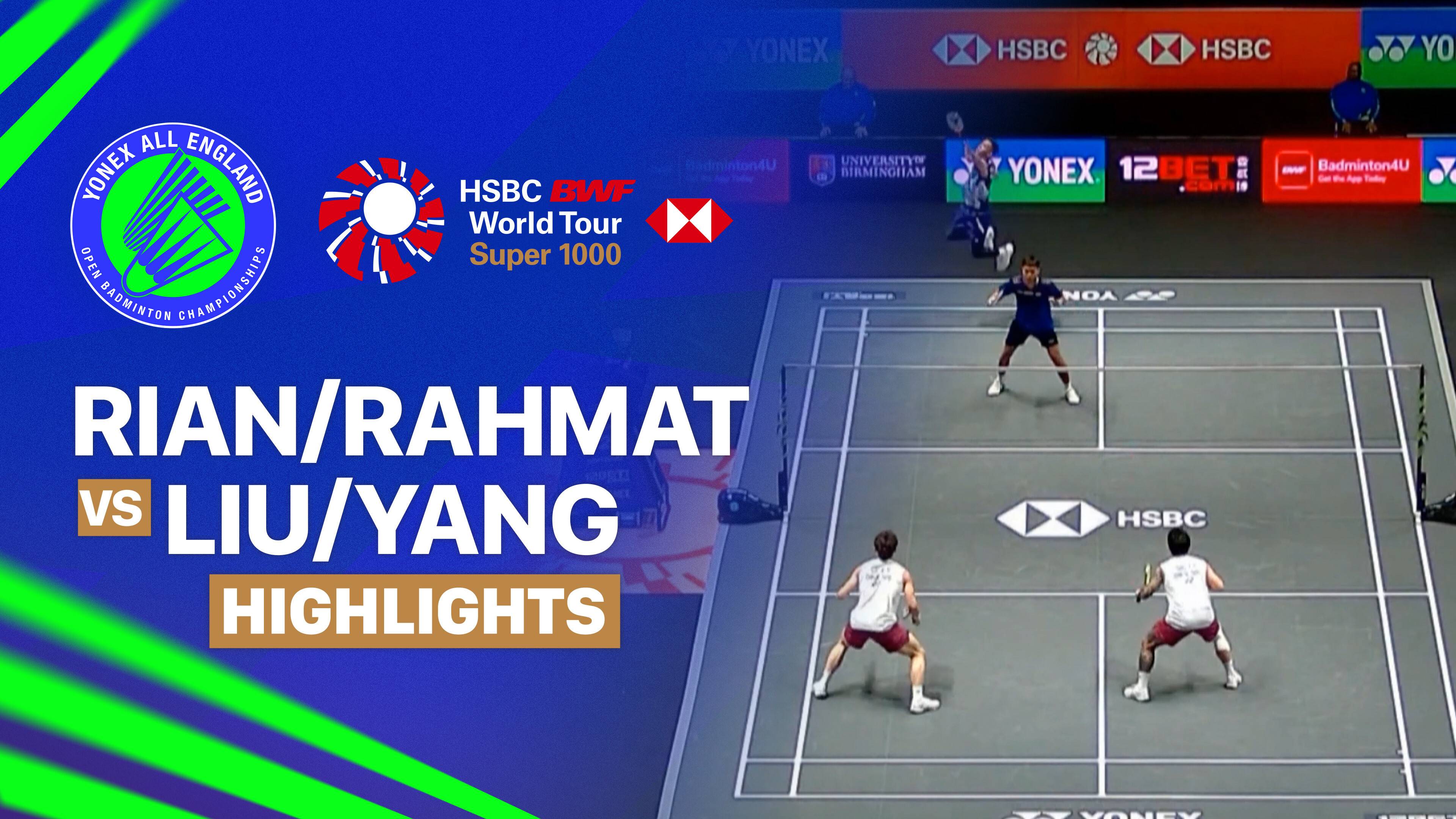 Muhammad Rian Ardianto/Rahmat Hidayat (INA) vs Liu Kuang Heng/Yang Po Han (TPE) - Men's Doubles Round of 32 | YONEX All England Open Badminton Championships 2026