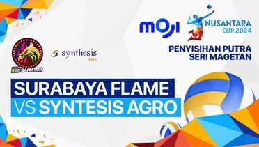 Putra: Surabaya Flame vs Syntesis Agro Volley Club - Full Match | Nusantara Cup 2024