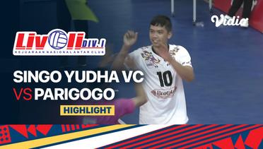 Highlights | Singo Yudha VC vs Parigogo | Livoli Divisi 1 Putra 2022