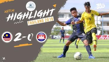 Full Highlight - Malaysia 2 VS 0 Kamboja | Piala AFF U-15 2019