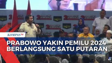 Prabowo Subianto Yakin Pemilu 2024 Berlangsung Satu Putaran