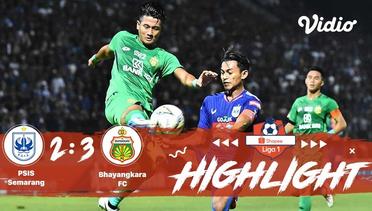 Full Highlight - PSIS Semarang 2 vs 3 Bhayangkara FC | Shopee Liga 1 2019/2020