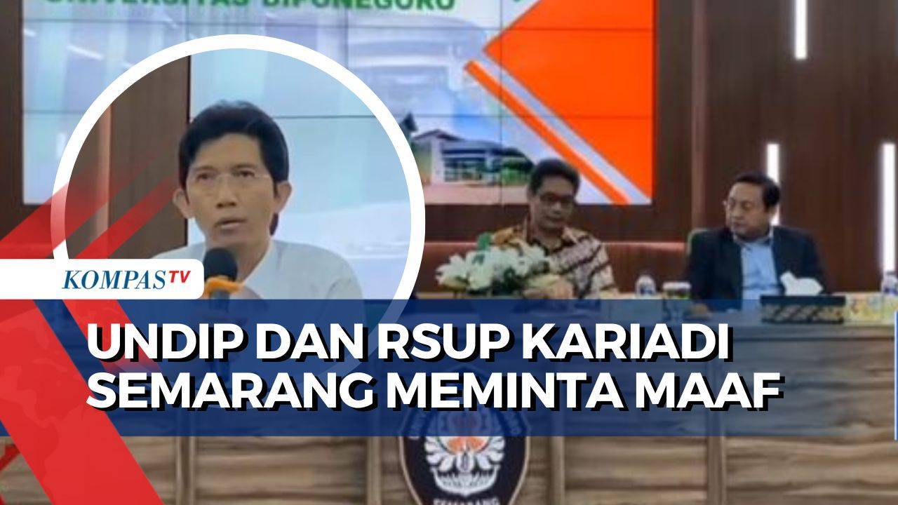 Akui Ada Perundungan Di Ppds Undip Dan Rsup Kariadi Minta Maaf Atas