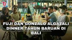Ketemu lagi, Fuji dan Gonzalo Algazali dinner hingga rayakan tahun baru di Bali