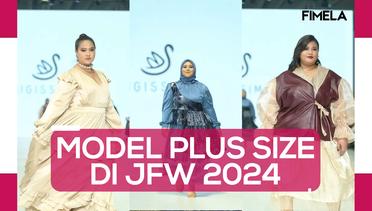 Model Plus Size Melenggang di Jakarta Fashion Week 2024
