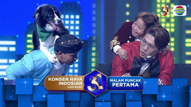Wah Ada Abang L! Gemes Banget Sih Seru-Seruan Sama Komunitas Lovely Dog di Panggung | Konser Raya 31 Tahun Indosiar