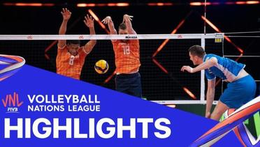 Match Highlight | VNL MEN'S - Netherlands 0 vs 3 Slovenia | Volleyball Nations League 2021