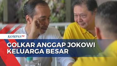 Airlangga Sebut Presiden Jokowi dan Gibran Bagian Keluarga Besar Golkar