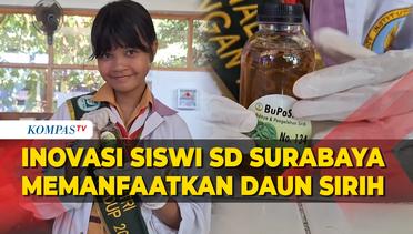 Inovasi Siswi Kelas 6 SD Surabaya Manfaatkan Daun Sirih Jadi Sabun Cuci Piring