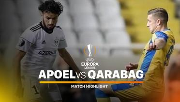 Full Highlight - APOEL vs Qarabag | UEFA Europa League 2019/20