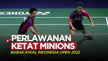Marcus Gideon / Kevin Sanjaya Dapat Perlawanan Ketat pada Babak Awal Indonesia Open 2022