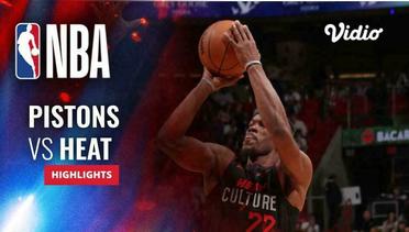 Detroit Pistons vs Miami Heat - Highlights | NBA Regular Season 2023/24