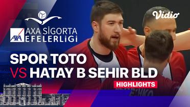 Spor Toto vs Hatay B. Sehir BLD. - Highlights | Men's Turkish Volleyball League 2023/24